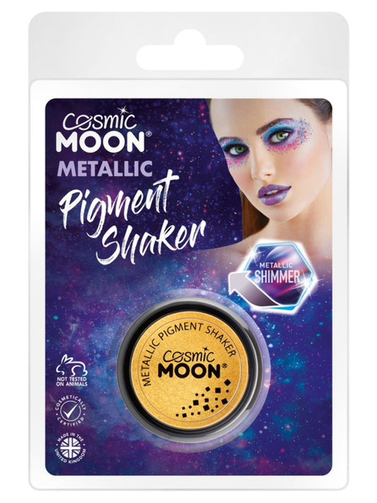 Cosmic Moon Metallic Pigment Shaker, Gold, Clamshell, 4.2g