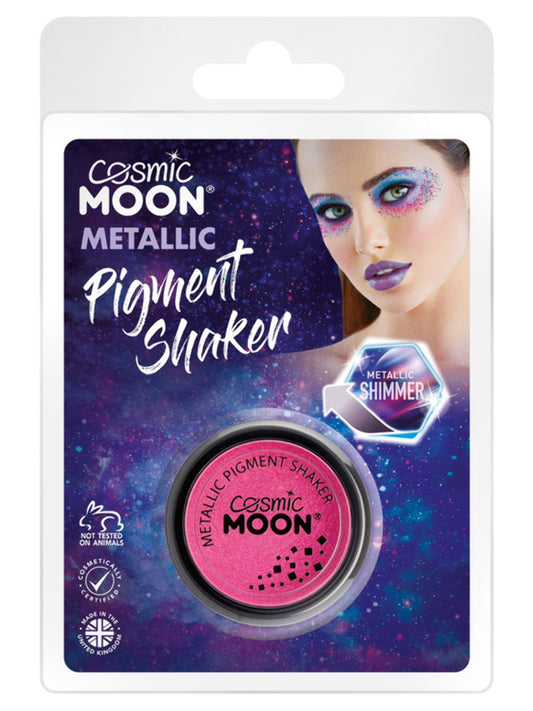 Cosmic Moon Metallic Pigment Shaker, Pink, Clamshell, 4.2g