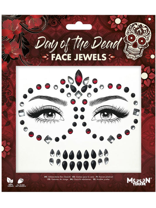 Moon Terror Face Jewels, Day of the Dead, 