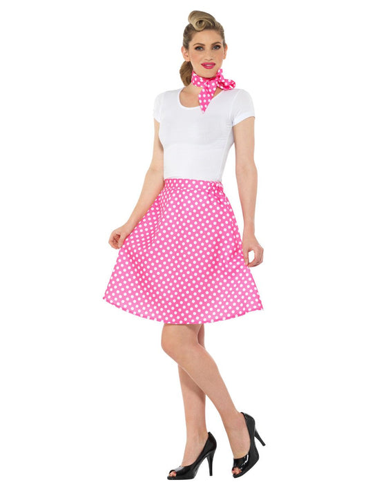 Adults 50s Polka Dot Skirt Wholesale