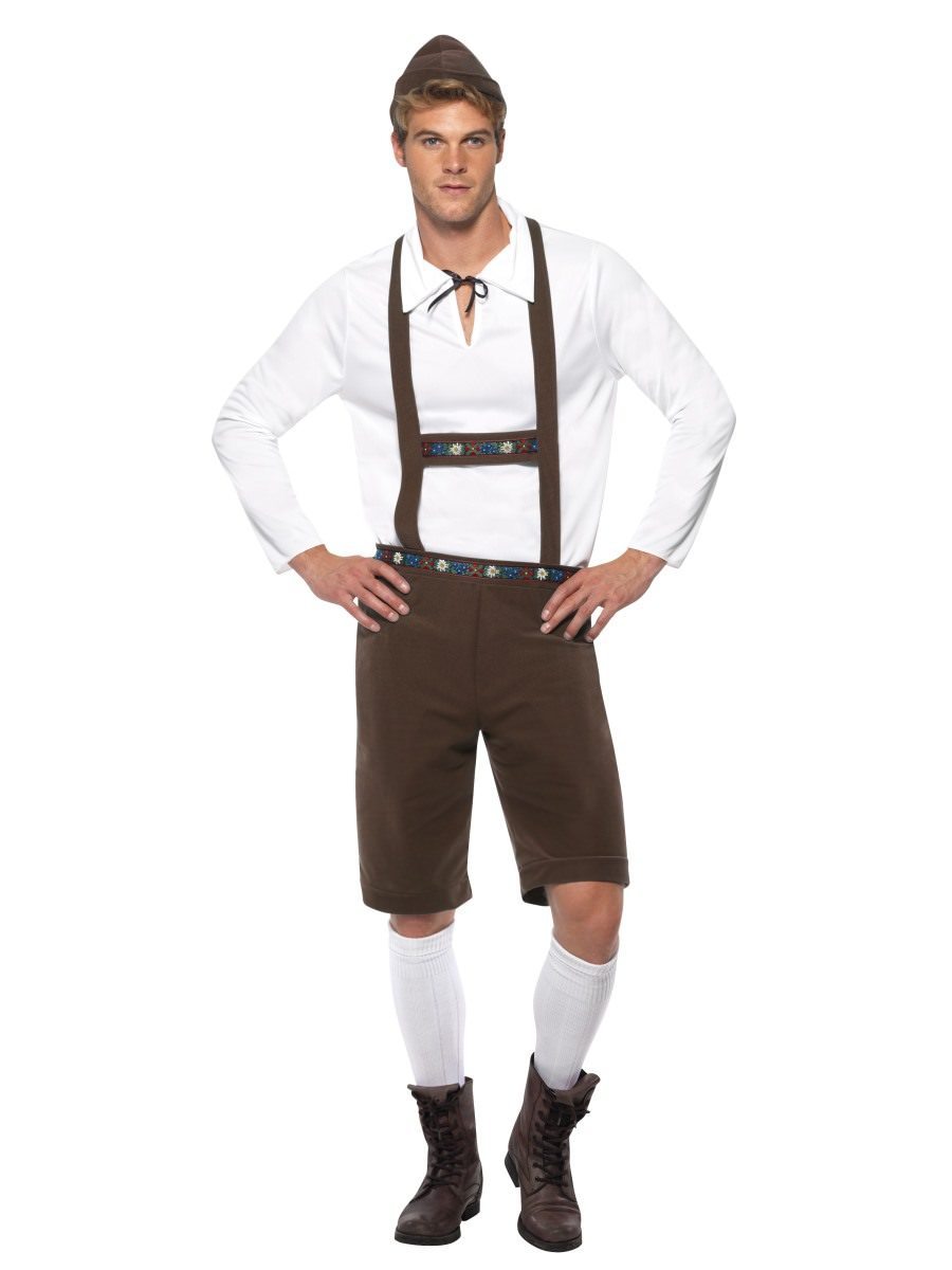 Bavarian Man Costume, Brown Wholesale