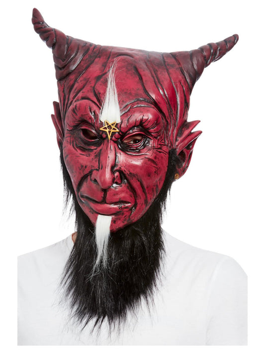 Bearded Satanic Devil Overhead Mask Latex WHOLESALE