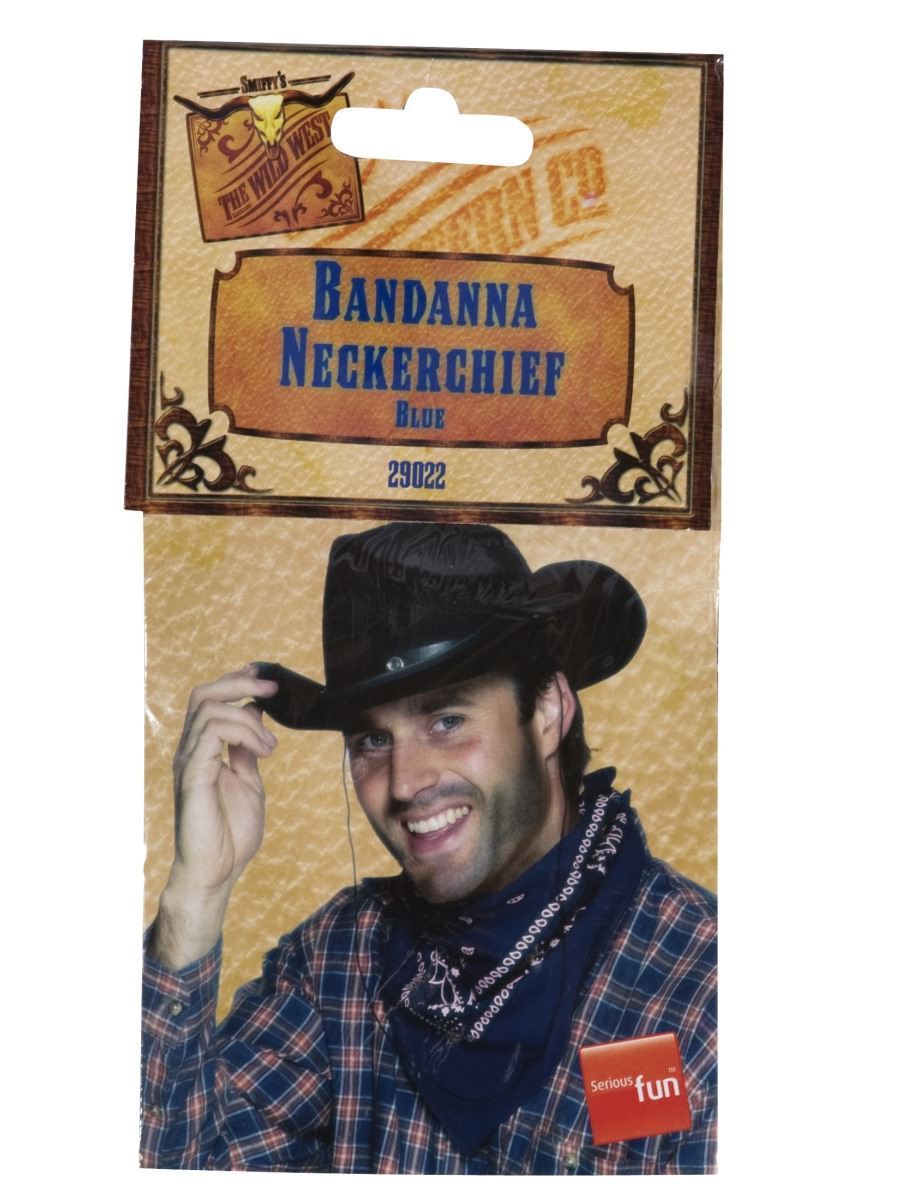 Cowboy Bandana, Blue Wholesale