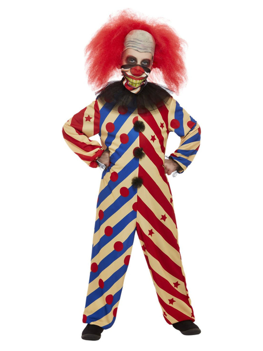 Creepy Clown Costume Red Blue WHOLESALE Alternative 1