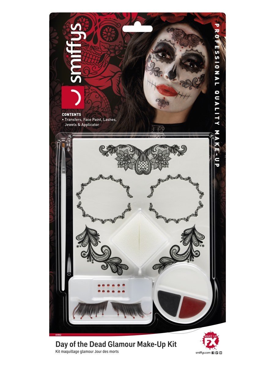Day of the Dead Glamour Make-Up Kit, with Wholesale