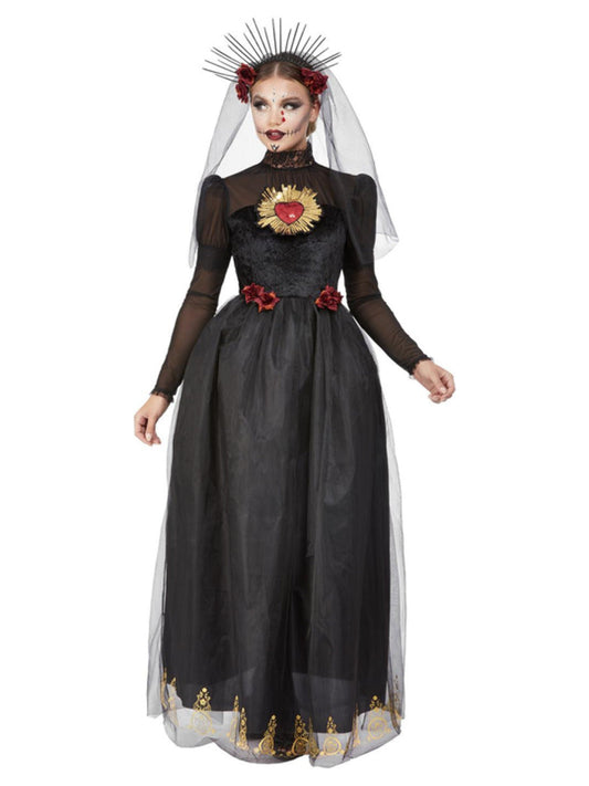 Deluxe DOTD Sacred Heart Bride Costume Black WHOLESALE