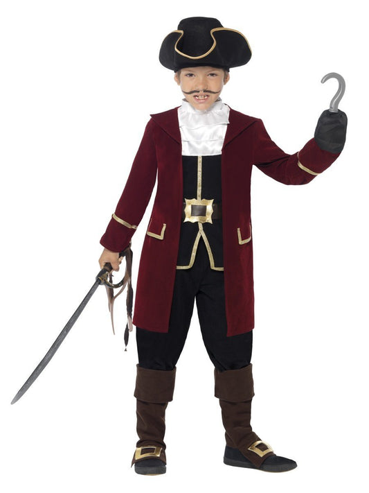 Deluxe Pirate Captain Costume, Kids Wholesale