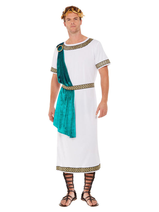 Deluxe Roman Empire Emperor Toga Costume White WHOLESALE