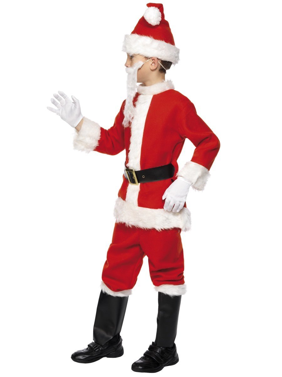 Deluxe Santa Costume & Beard, Child Wholesale