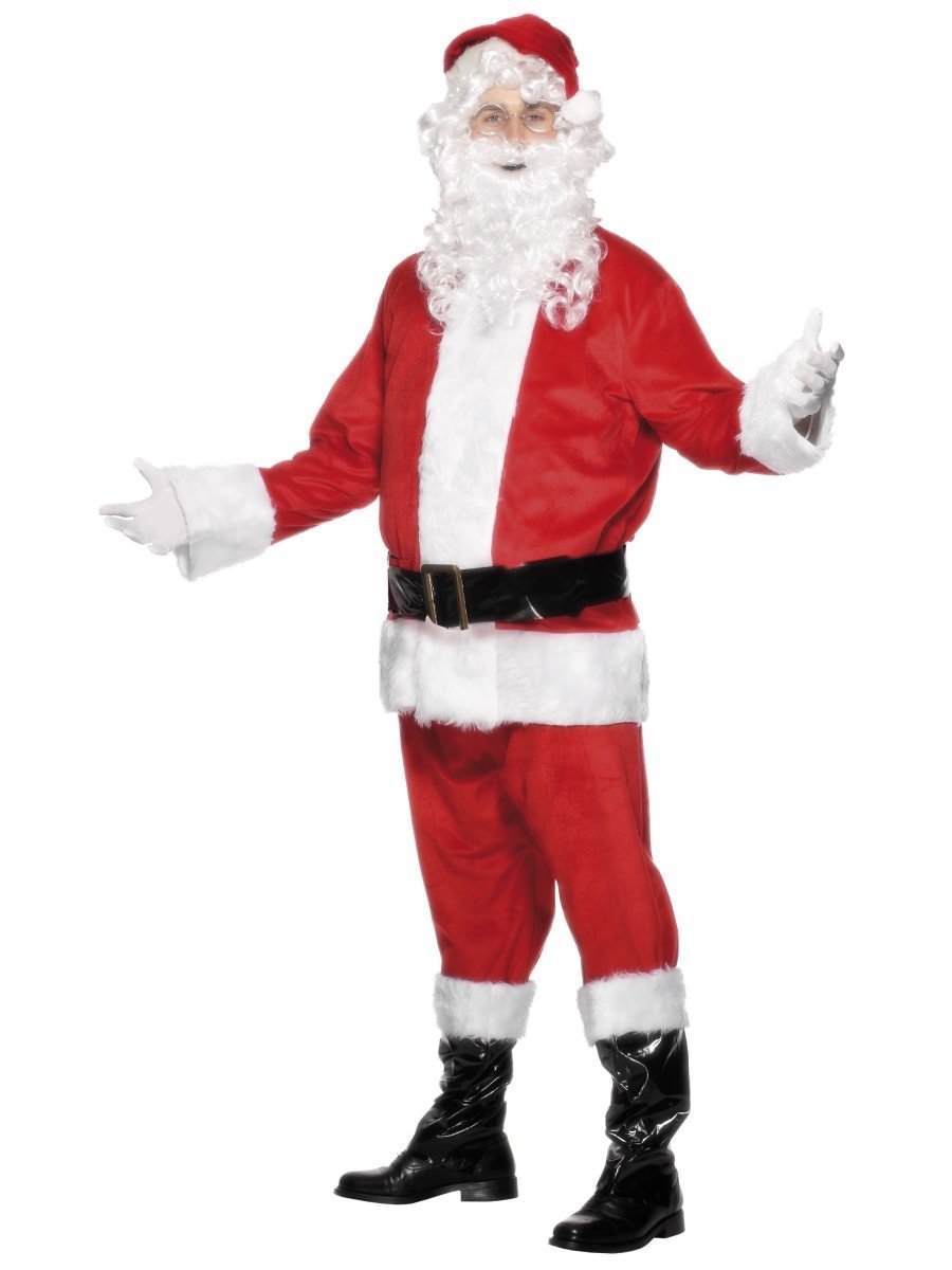 Deluxe Santa Costume & Beard Wholesale