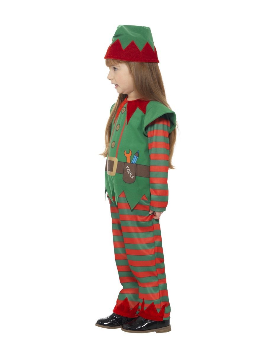 Elf Toddler Costume, Red & Green Wholesale