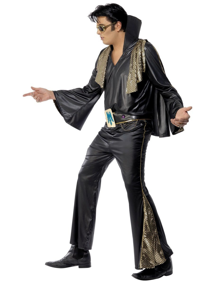 Elvis Costume, Black & Gold Wholesale