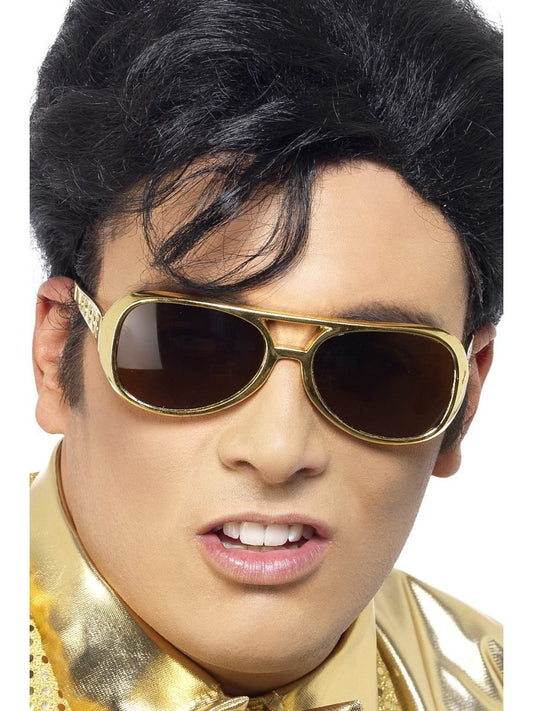 Elvis Shades, Gold Wholesale