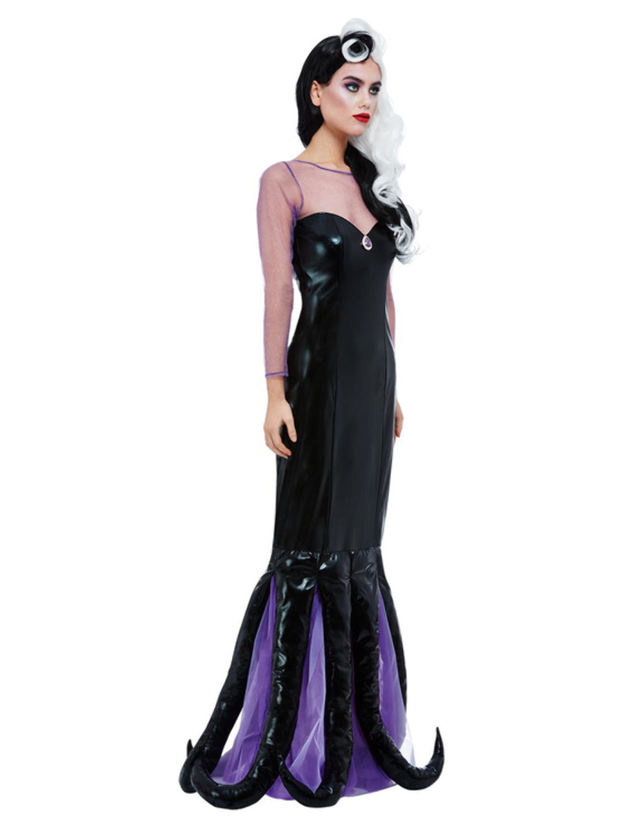 Evil Sea Witch Costume Black WHOLESALE Side