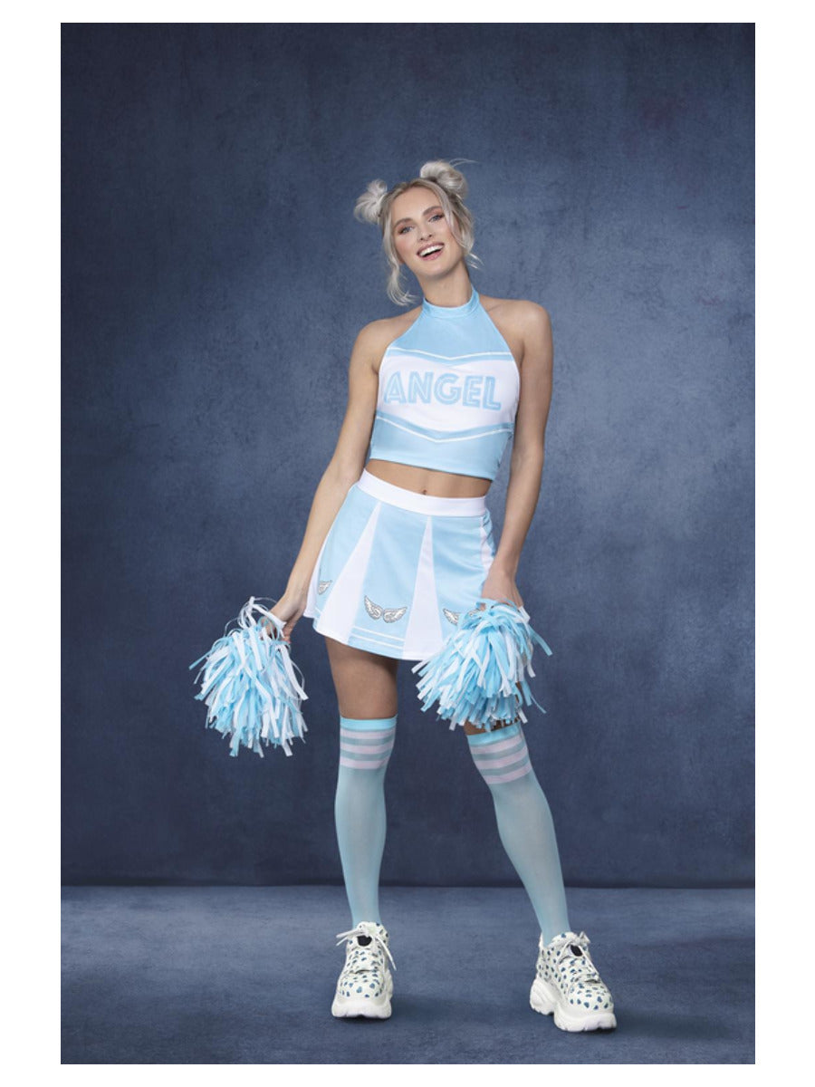 Fever Angel Cheerleader Costume Blue WHOLESALE Alternative 3