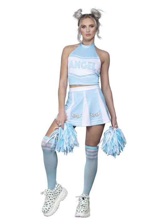 Fever Angel Cheerleader Costume Blue WHOLESALE