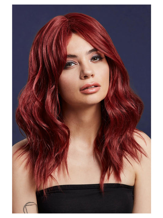Fever Ashley Wig Two Toned Blend Ruby Red WHOLESALE