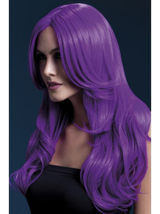 Fever Khloe Wig, Neon Purple Wholesale