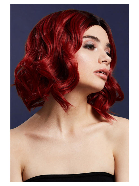 Fever Kourtney Wig Two Toned Blend Ruby Red WHOLESALE