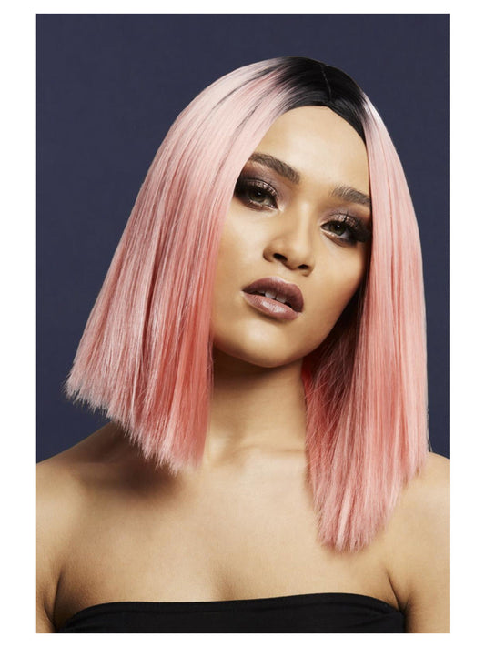 Fever Kylie Wig Two Toned Blend Coral Pink WHOLESALE