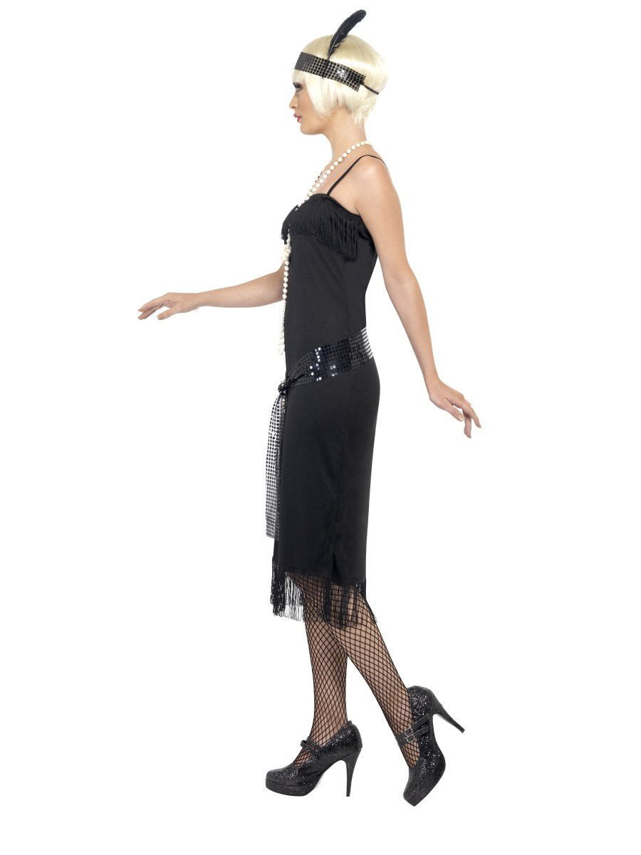Flapper Costume, Black, with Dress Wholesale