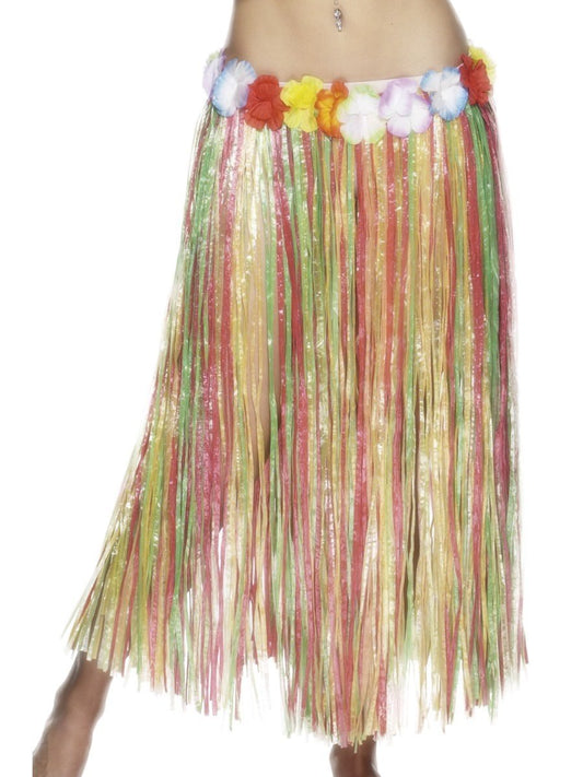 Hawaiian Hula Skirt, Multi-Coloured, Large Wholesale