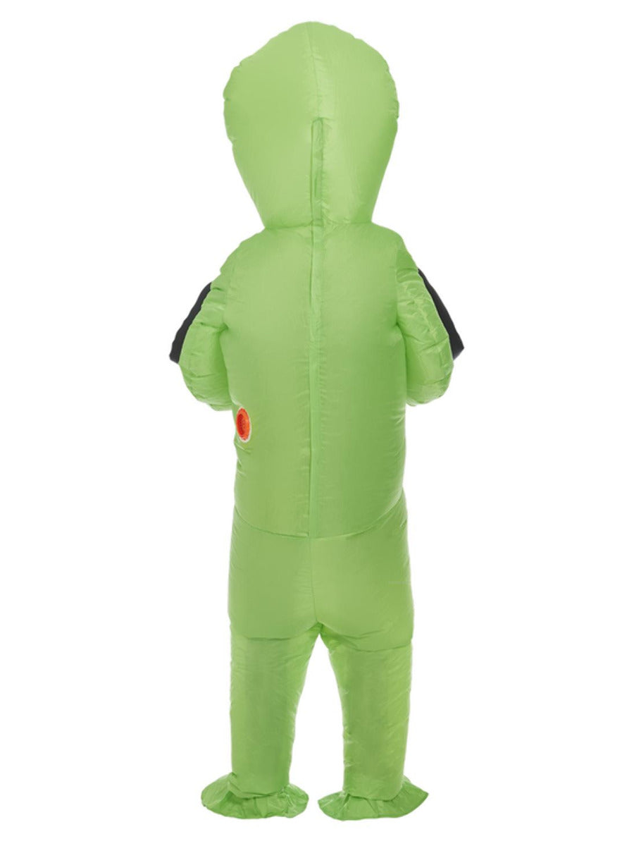 Inflatable Alien Abduction Costume Green WHOLESALE Back