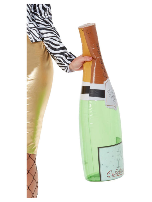 Inflatable Champagne Bottle Green WHOLESALE