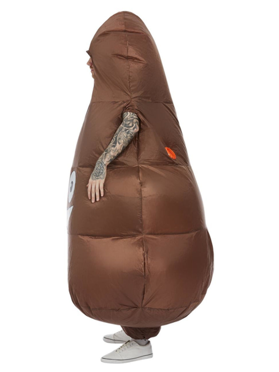 Inflatable Poop Costume Brown WHOLESALE Side