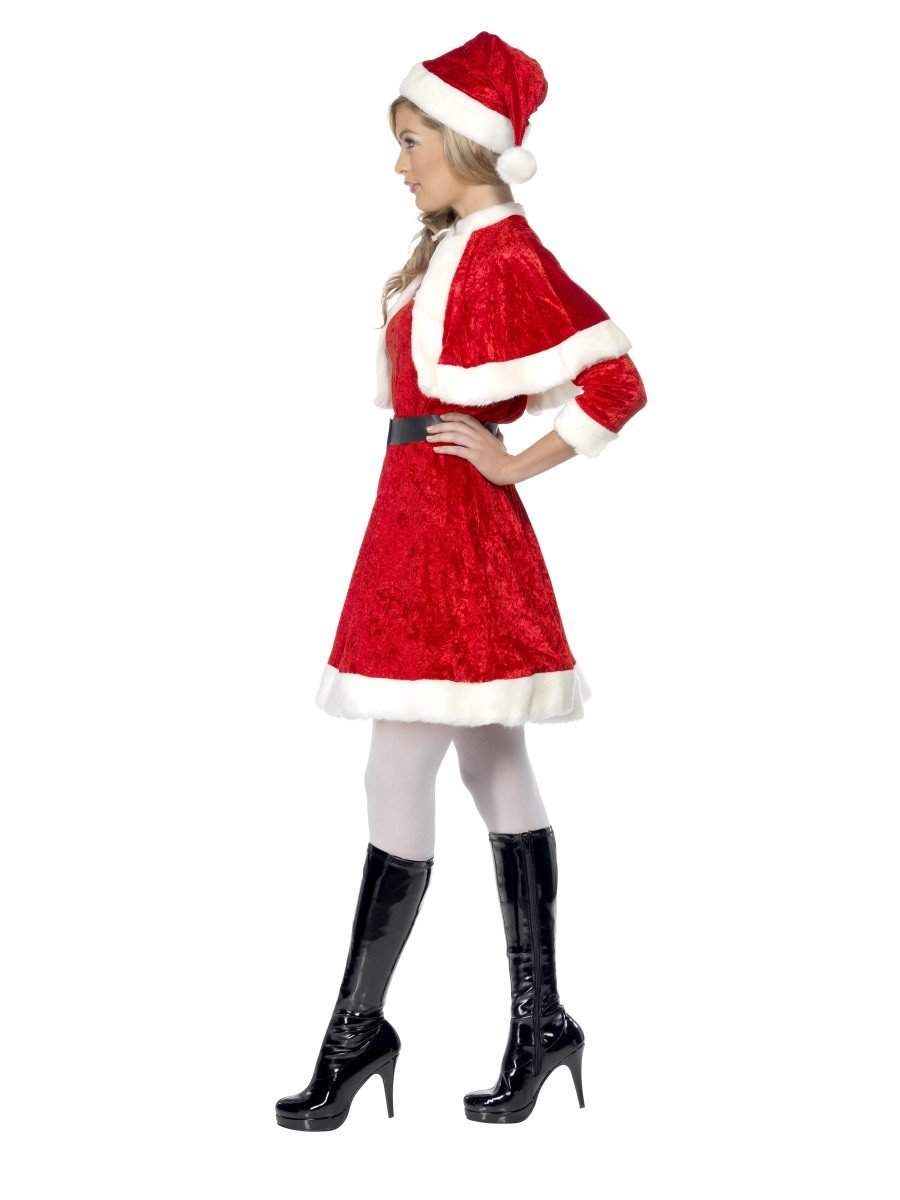 Miss Santa Costume, with Cape & Belt Wholesale