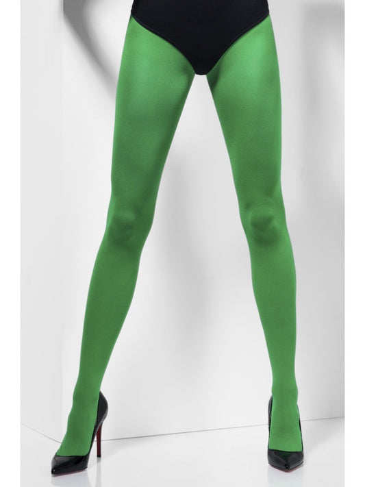 Opaque Tights, Green Wholesale