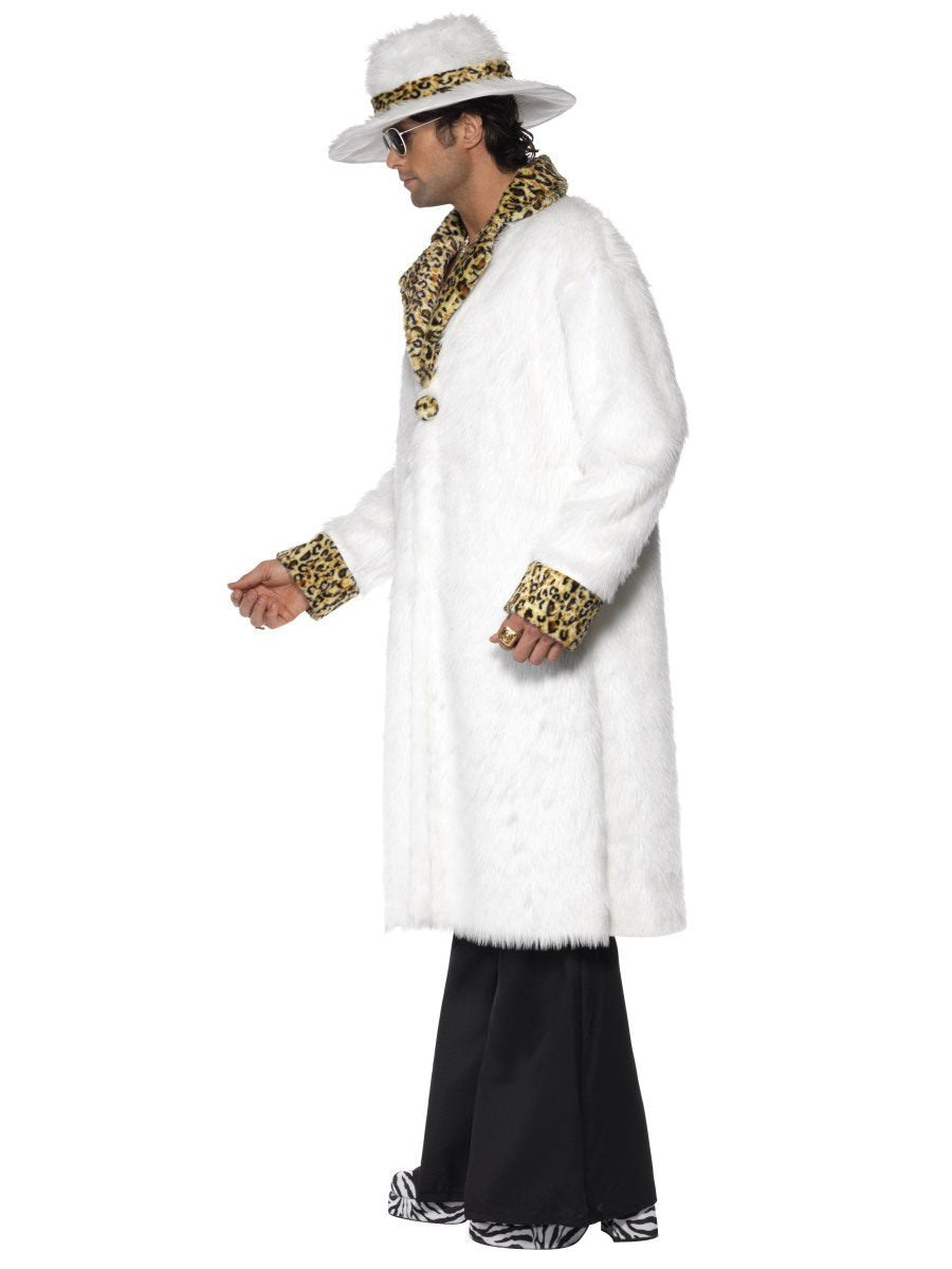 Pimp Costume, White and Leopard Skin Wholesale