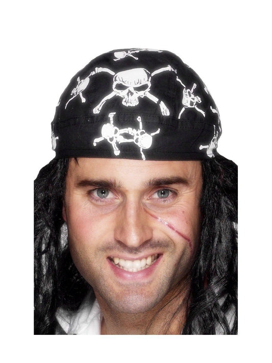 Pirate Bandana, Skull and Crossbones Design Wholesale