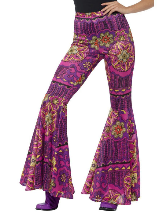 Psychedelic Flared Trousers, Ladies Wholesale