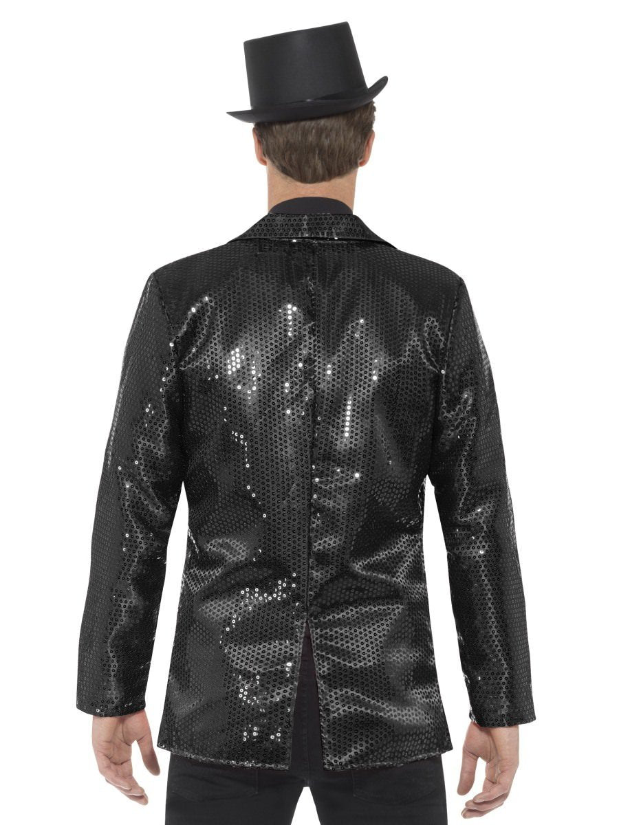 Sequin Jacket, Mens, Black Wholesale