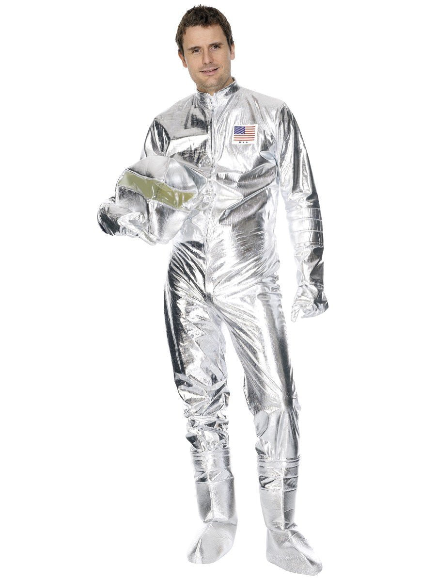 Spaceman Costume, Silver Wholesale