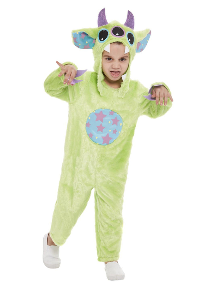Toddler Monster Costume Green WHOLESALE Alternative 1