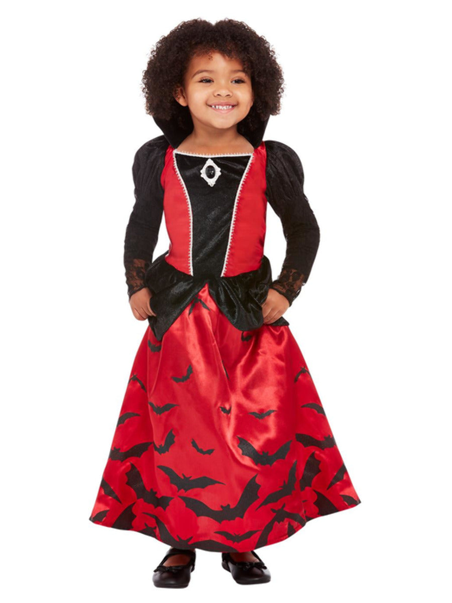 Toddler Vampire Costume Red Black WHOLESALE Alternative 1