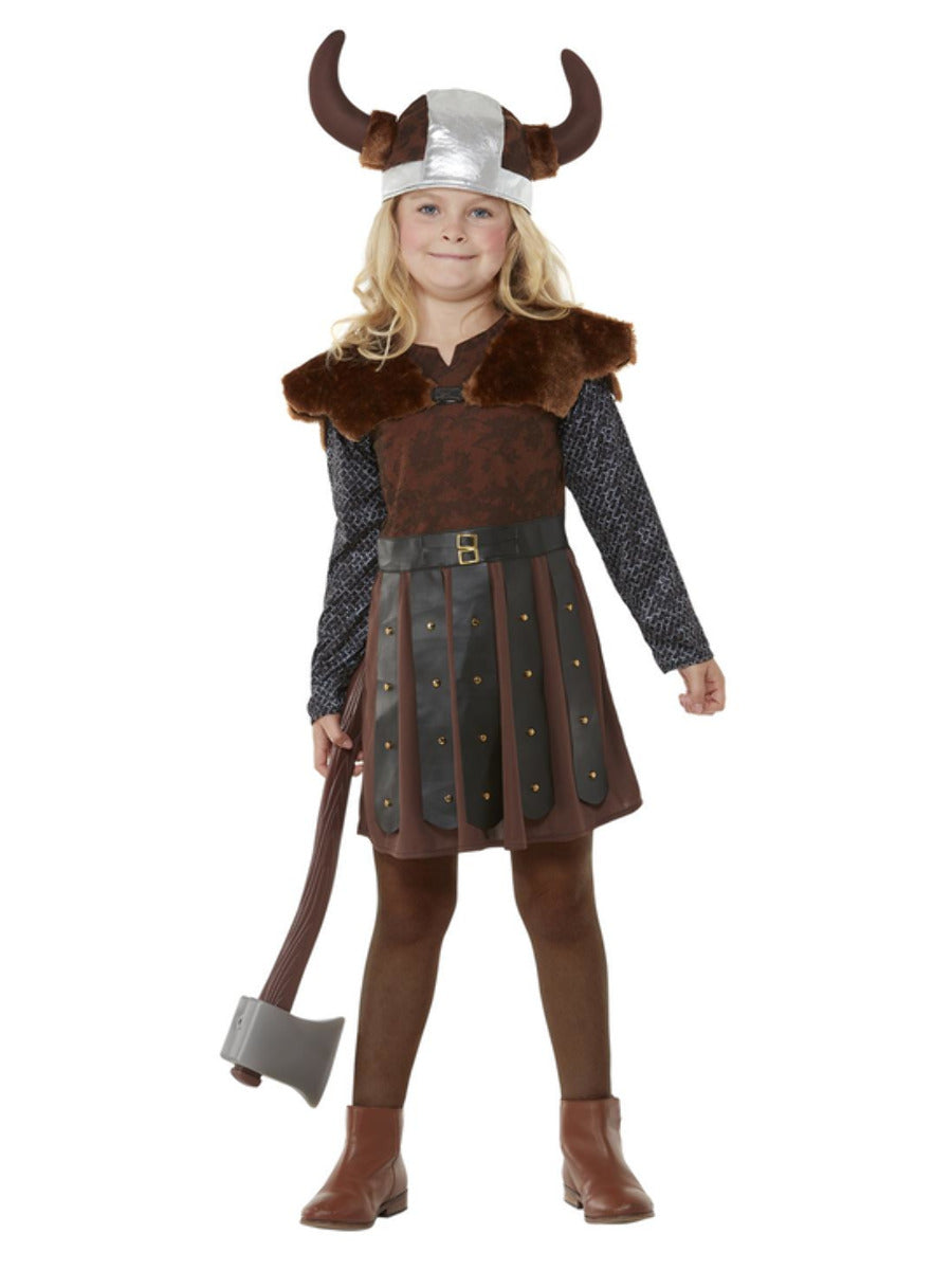 Viking Princess Costume Brown WHOLESALE Alternative 1