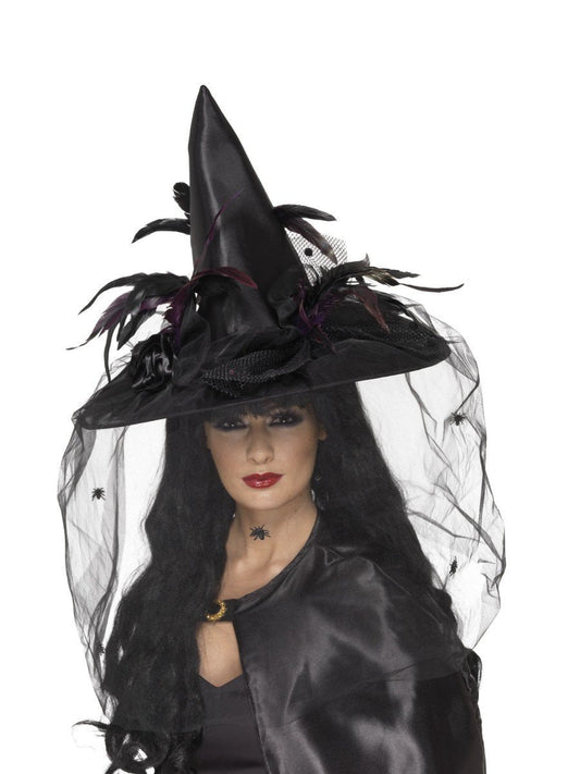 Witch Hat, Feathers & Netting Wholesale