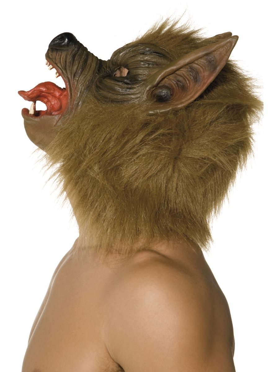 Wolf Mask, Brown Wholesale