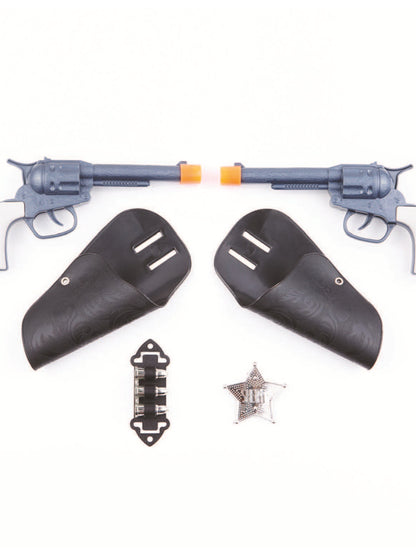 Wild West Gun Set, Grey  Wholesale