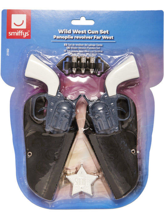 Wild West Gun Set, Grey  Wholesale