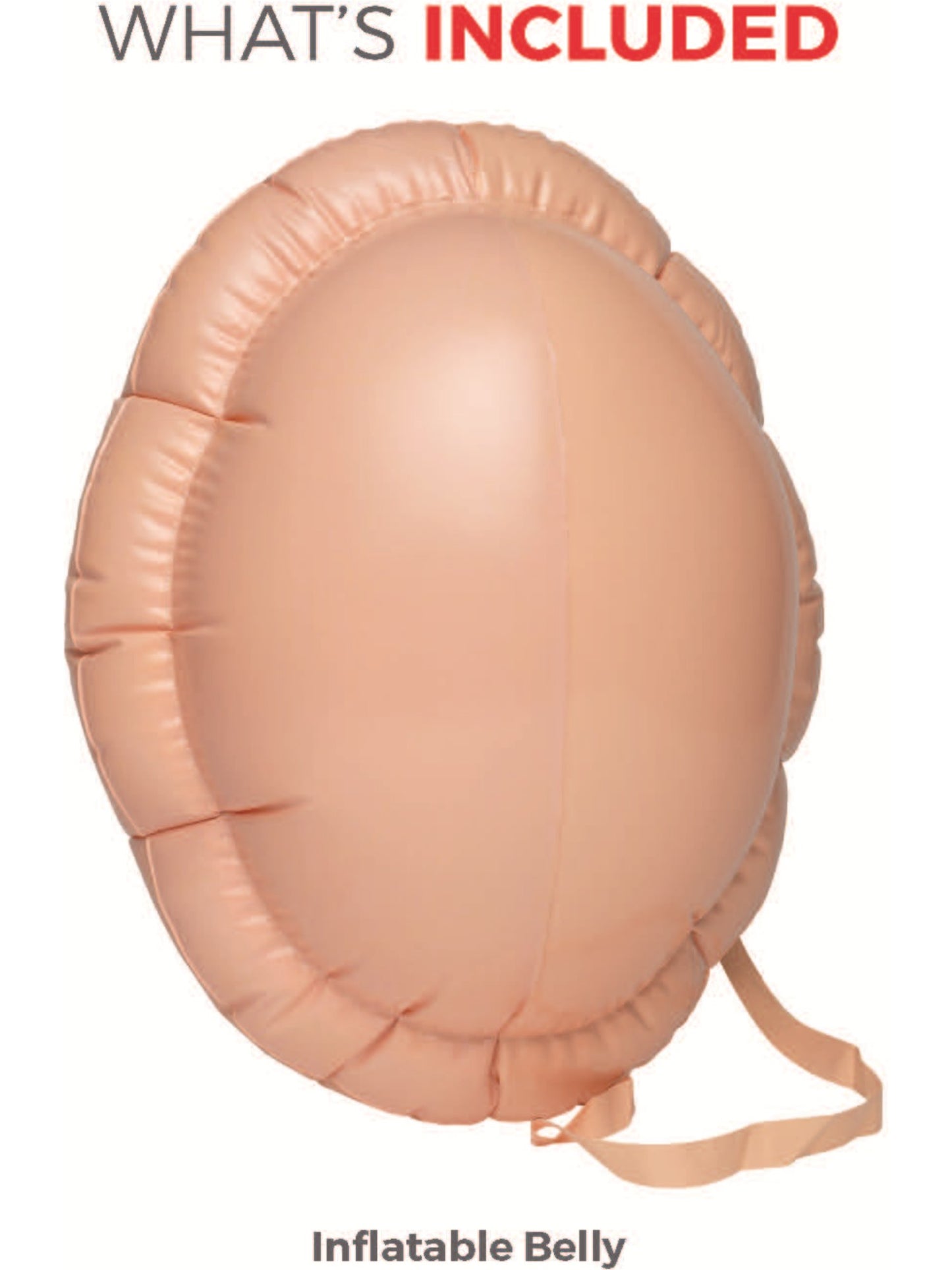 Santa Big Belly Inflatable, Beige  Wholesale