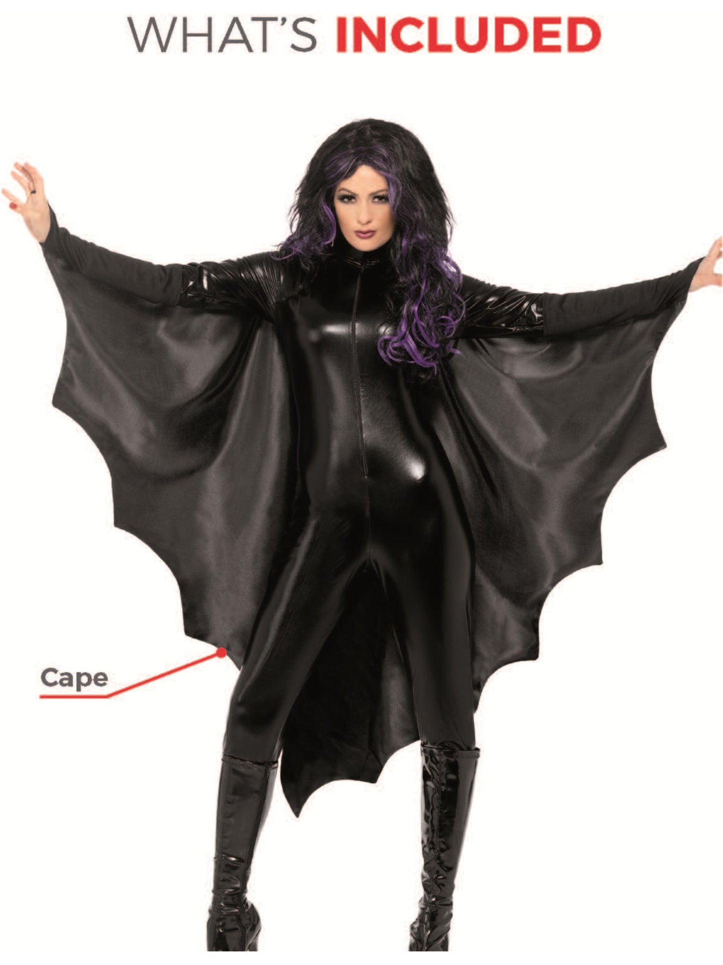 Vampire Bat Wings, Black  Wholesale
