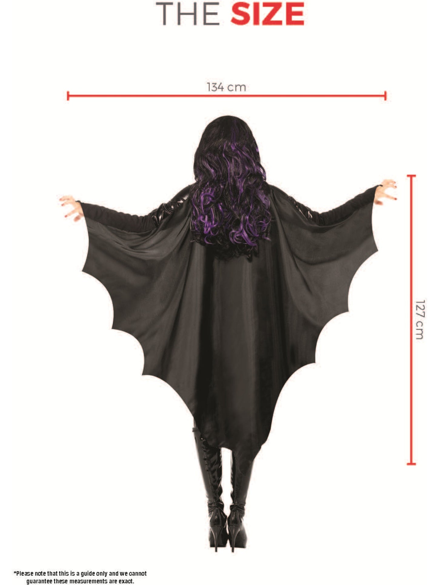 Vampire Bat Wings, Black  Wholesale