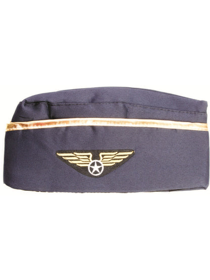 Air Hostess Hat, Blue  Wholesale