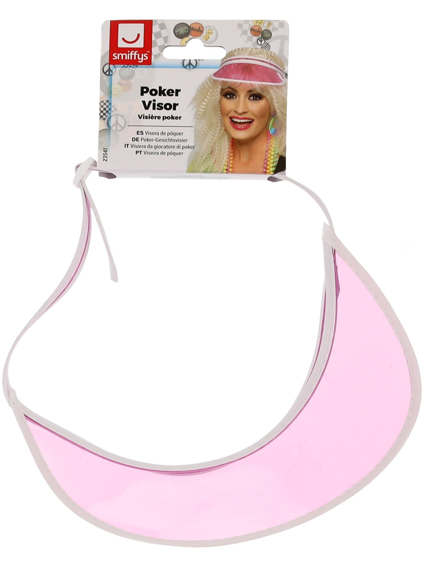 Poker Visor, Pink  Wholesale