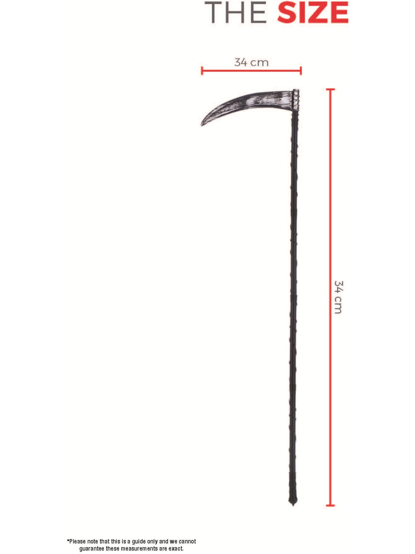 Extendable Grim Reaper Scythe, Black  Wholesale