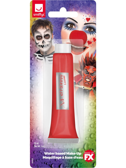 Smiffys Make-Up FX, Aqua Cream Make-Up, Red  Wholesale